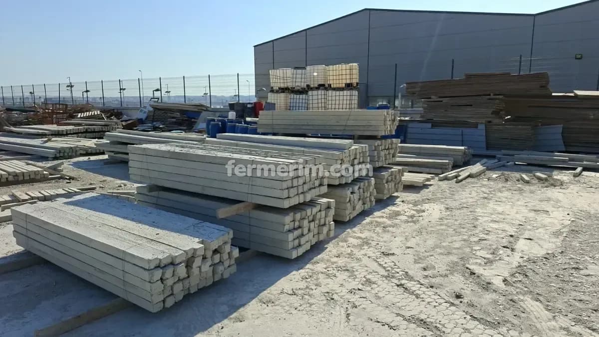 İntensiv bağ üçün beton dirəklər beton — şəkil 1
