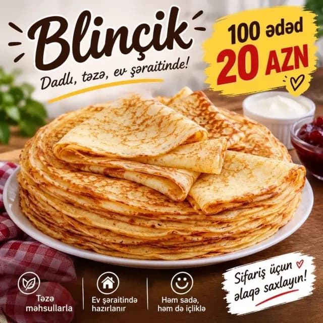 Ev yeməkləri və yarımfabrikatlar