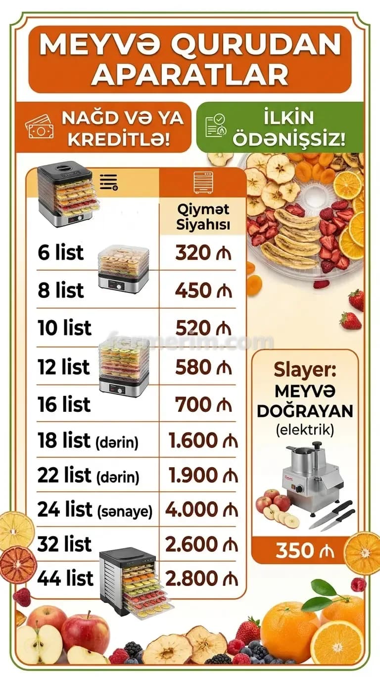 Quru meyvə aparatı — şəkil 4