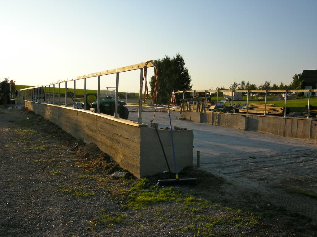 Sinklənmiş istixana karkası 6×20 m, tağlı — dəst